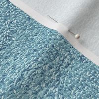 faux terry cloth towel in blue