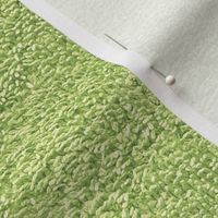 faux terry cloth towel in oolong green