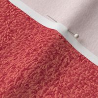 faux terry cloth towel in red