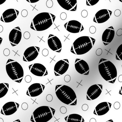 football black and white