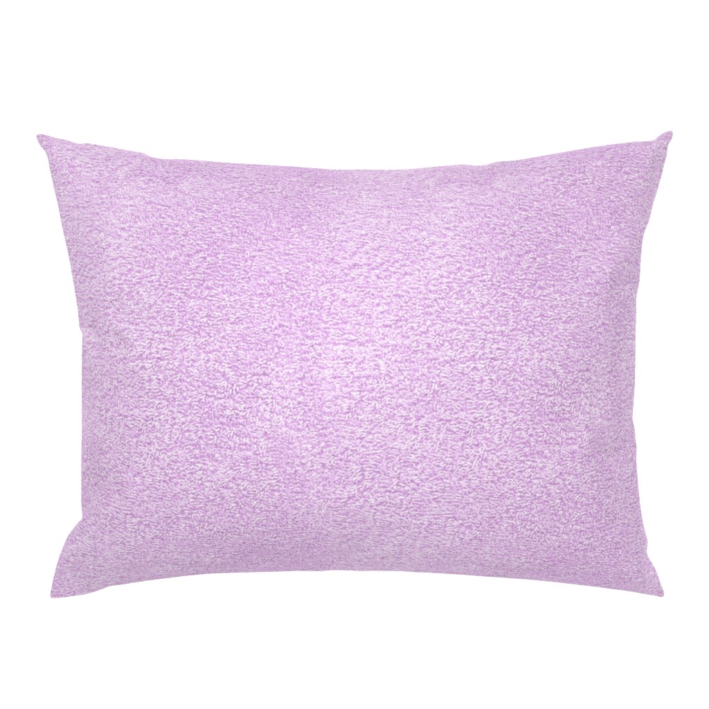 faux terry cloth towel in lilac