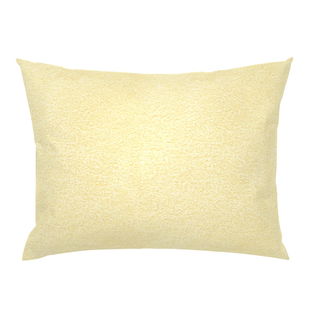 faux terry cloth towel in daffodil yellow