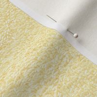 faux terry cloth towel in daffodil yellow