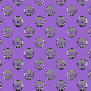 Skull violet