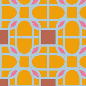 Yellow Linked tiles