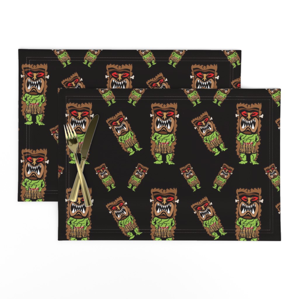 Zombie Tiki Warriors in Midnight Black