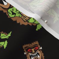 Zombie Tiki Warriors in Midnight Black