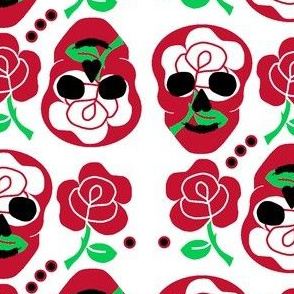 England rose skulls