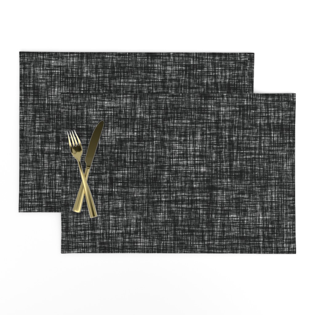 blackest black linen