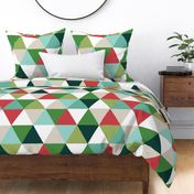 Christmas Triangle Wholecloth