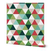 Christmas Triangle Wholecloth