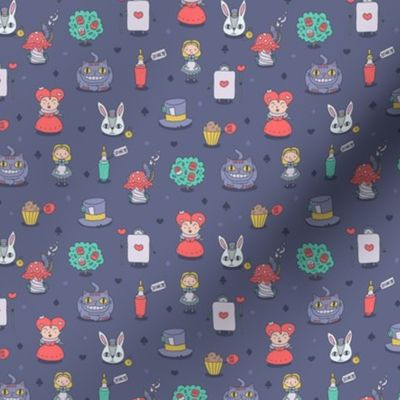 Alice in wonderland pattern