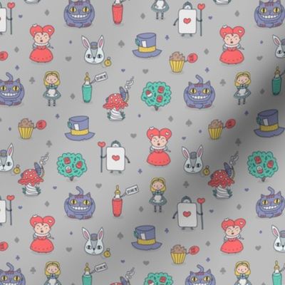 Alice in wonderland pattern