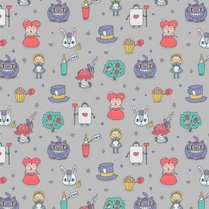 Alice in wonderland pattern