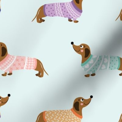 Doxie in Sweaters Mint Grande