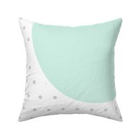 bird mint back mod baby » plush + pillows // one yard