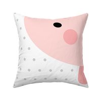 bird coral front mod baby » plush + pillows // one yard
