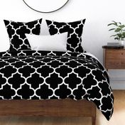 quatrefoil XL black