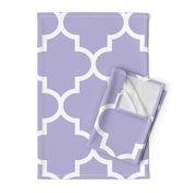 quatrefoil XL light purple