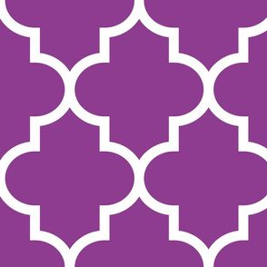 quatrefoil XL grape