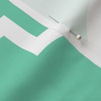 quatrefoil XL seafoam green