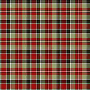 Prince Charles Edward / Stewart / Stuart tartan from 1880 - 6" weathered