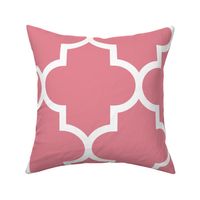 quatrefoil XL berry cream