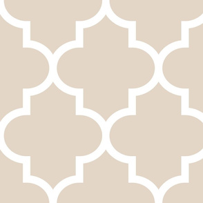 quatrefoil XL sand