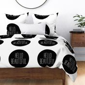 hello beautiful black mod baby » plush + pillows // fat quarter