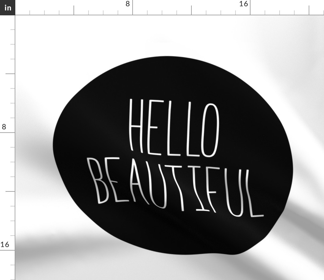 hello beautiful black mod baby » plush + pillows // fat quarter