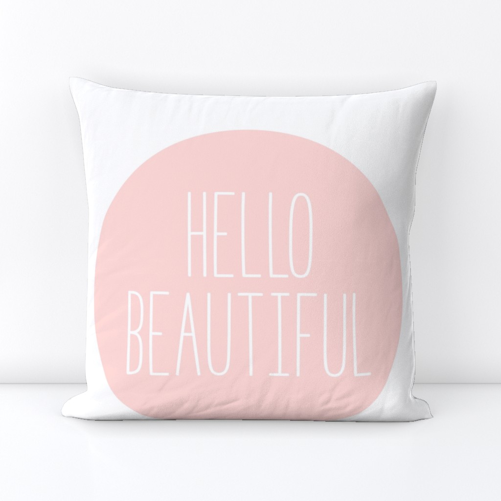 hello beautiful coral light mod baby » plush + pillows // fat quarter