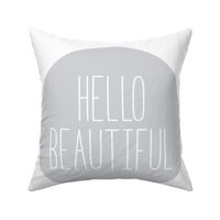 hello beautiful grey mod baby » plush + pillows // fat quarter