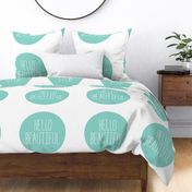 hello beautiful mint mod baby » plush + pillows // fat quarter