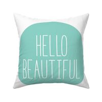 hello beautiful mint mod baby » plush + pillows // fat quarter