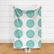 hello beautiful mint mod baby » plush + pillows // fat quarter