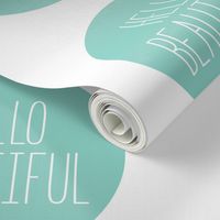 hello beautiful mint mod baby » plush + pillows // fat quarter