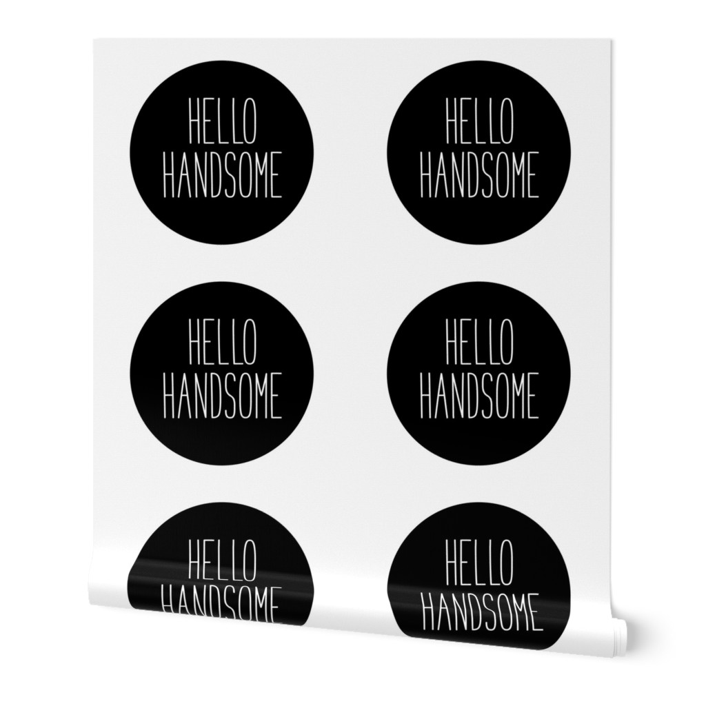 hello handsome black mod baby » plush + pillows // fat quarter