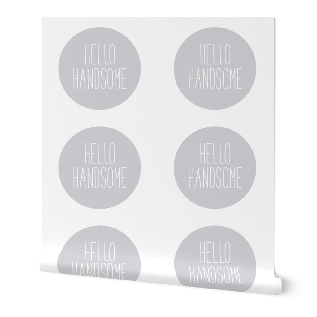 hello handsome grey mod baby » plush + pillows // fat quarter