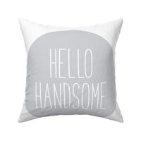 hello handsome grey mod baby » plush + pillows // fat quarter