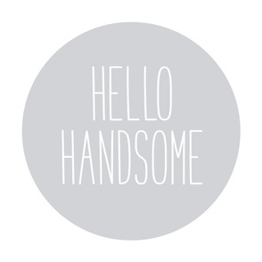 hello handsome grey mod baby » plush + pillows // fat quarter