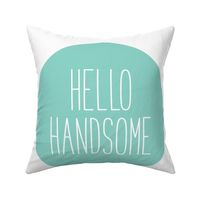 hello handsome mint mod baby » plush + pillows // fat quarter