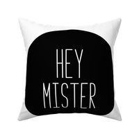hey mister black mod baby » plush + pillows // fat quarter