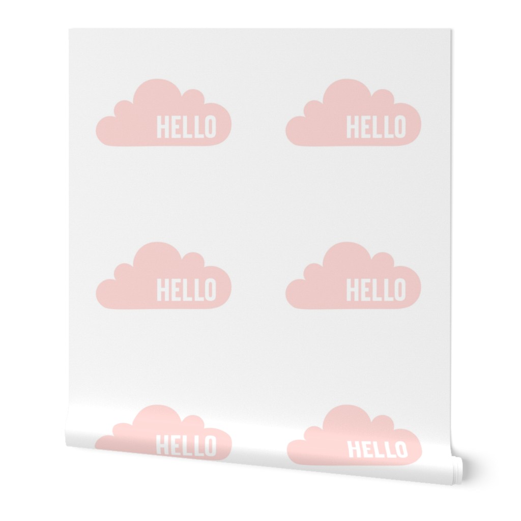 hello cloud coral light mod baby » plush + pillows // fat quarter