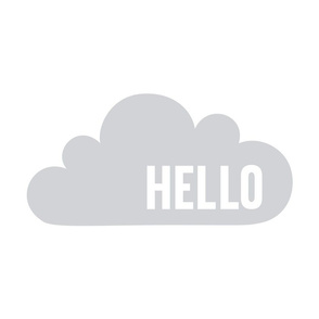 hello cloud grey mod baby » plush + pillows // fat quarter