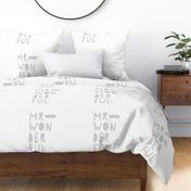 mr. wonderful grey mod baby » plush + pillows // fat quarter