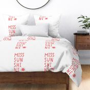 miss sunshine coral mod baby » plush + pillows // fat quarter