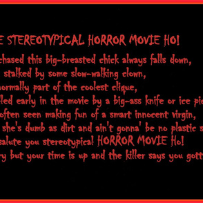 Stereotypical Horror Movie Ho