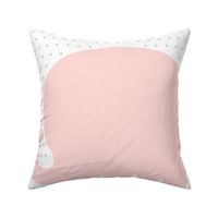 elephant coral back mod baby » plush + pillows // fat quarter