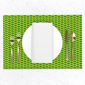 Bison Print - Gold & Green (0.75 inch)