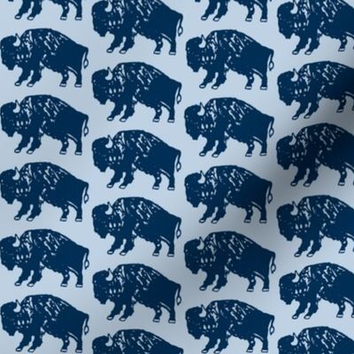 Bison Print - Navy